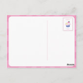 Cute Kawaii Tart Briefkaart (Achterkant)