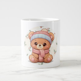 Cute Kawaii Teddy Bear Mug  Grote Koffiekop