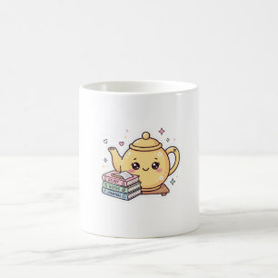 Cute Kawaii Theepot Studie Notities Journal Sticke Koffiemok