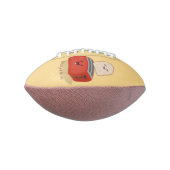 Cute kawaii toast en red toaster cartoon american football (Gedraaid 90)