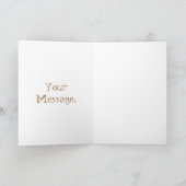 Cute kawaii toast en red toaster cartoon kaart (Binnen)