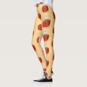 Cute kawaii toast en red toaster cartoon leggings (Links)