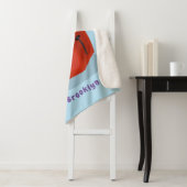 Cute kawaii toast en red toaster cartoon sherpa deken (In situ)