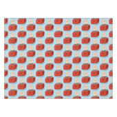 Cute kawaii toast en red toaster cartoon tafelkleed (Voorkant (Horizontaal))