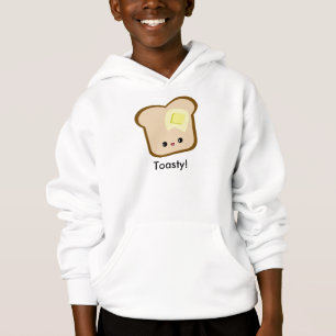 Cute Kawaii Toasty! Toast en Butter kinder hoodie