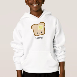 Cute Kawaii Toasty! Toast en Butter kinder hoodie