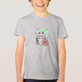 Cute kawaii  Tri-Blend shirt (Voorkant)