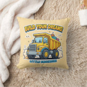 Cute Kawaii Truck - Build Your Dreams Kussen (Deken)