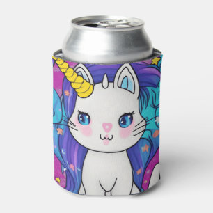 Cute Kawaii Unicorn Cat Blikjeskoeler