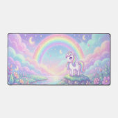 Cute Kawaii Unicorn Pastel Rainbow Magical Bureaumat (Voorkant)