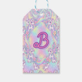 Cute Kawaii Unicorn Pastel Rainbow Magical Cadeaulabel (Voorkant)