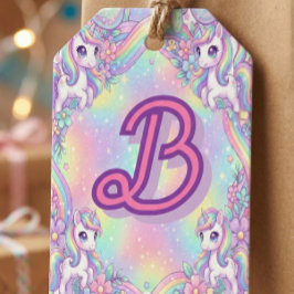 Cute Kawaii Unicorn Pastel Rainbow Magical Cadeaulabel