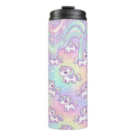 Cute Kawaii Unicorn Pastel Rainbow Magical Thermosbeker