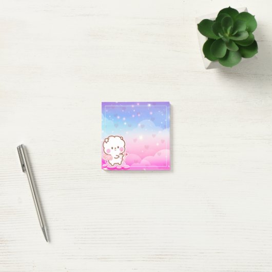 Cute Kawaii Valentijnse  Cupid Jinnie Post-it® Notes (Kantoor)