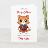 Cute Kawaii Valentine's Day Puns Kaart (Voorkant)