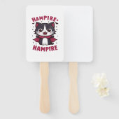 Cute Kawaii Vampire Cat Halloween Handwaaier (Voorkant en achterkant)