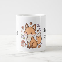 Cute Kawaii Vos Mok - Blijf Sluw, Blijf Vriendelij