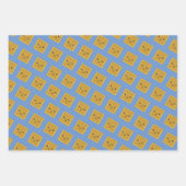 Cute Kawaii Waffle Pattern Inpakpapier Vel (Voorkant 3)