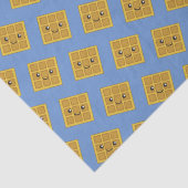 Cute Kawaii Waffle Pattern Tissuepapier (Detail)