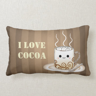 Cute kawaii warme cacao drink kussen