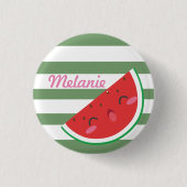Cute Kawaii Watermelon Persoonlijk Ronde Button 3,2 Cm (Voorkant)