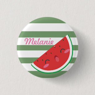 Cute Kawaii Watermelon Persoonlijk Ronde Button 3,2 Cm