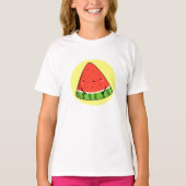 Cute Kawaii Watermelon Slice T-shirt (Voorkant)
