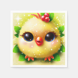 Cute Kawaii Yellow Baby Chick Servet