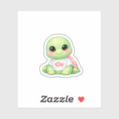 Cute Kawaii Zeeschildpad Vinyl Sticker Laptop Deca (Vel)