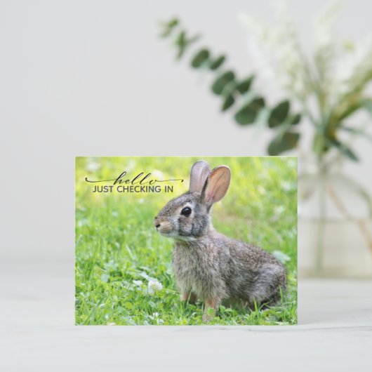 Cute Keeping Connected Briefkaart (Staand voorkant)