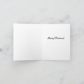 Cute Keesdoorn Puppy Dog en Kitten Kerstmis Feestdagen Kaart (Binnen)