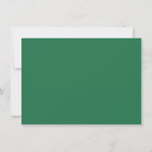 Cute Kelly Green Border Persoonlijke Stationery Bedankkaart (Achterkant)