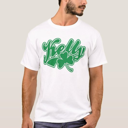 Cute Kelly Irish Shamrock T-shirt (Voorkant)
