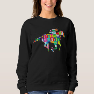 Cute Kentucky Horse Racing Silks Trui