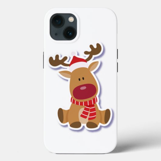 Cute kermas hert Case-Mate iPhone case (Achterkant)