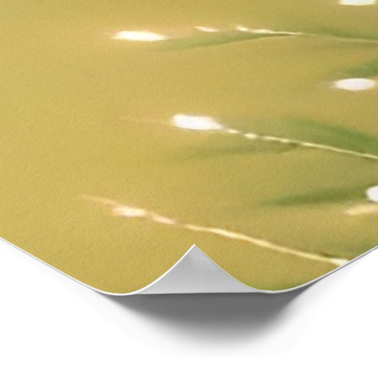 Cute kermas hert poster (Hoek)