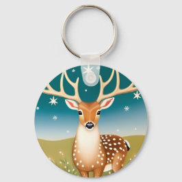Cute kermas hert sleutelhanger