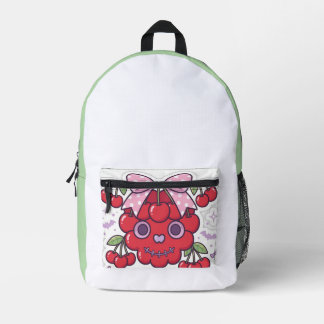 Cute Kersen Schedel Rugzak Kawaii Goth School