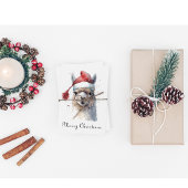 Cute Kerst Alpaca, op maat gemaakt Feestdagenkaart