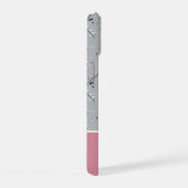 Cute kerst-dik patroonpatroon iPhone 15 case (Rechterkant)