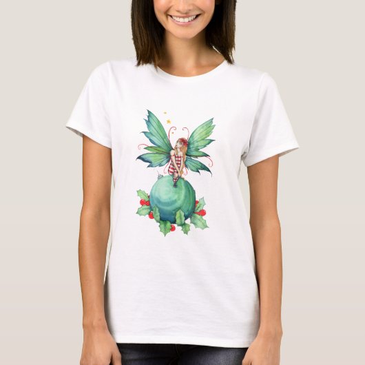 Cute Kerst Elf T-shirt (Voorkant)