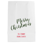 Cute kerst "Elf Watching" feestdag cadeautas (Achterkant)