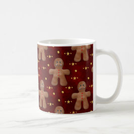 Cute kerst Gingerbrood Man Koffiemok
