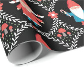 Cute kerst Gnome Cadeaupapier (Rol Hoek)