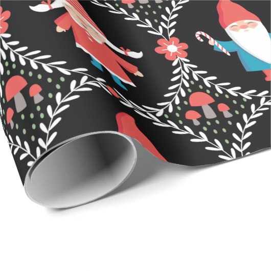 Cute kerst Gnome Cadeaupapier (Rol Hoek)