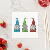 Cute kerst Gnome Servet (Insitu)