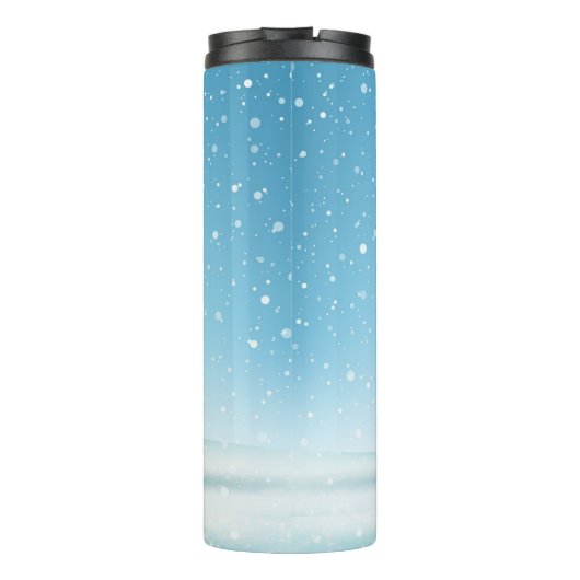 Cute kerst Gnome Thermosbeker (Achterkant)