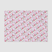 Cute kerst Gnome Tissuepapier (Voorkant)