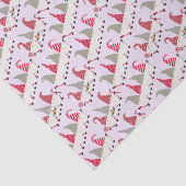 Cute kerst Gnome Tissuepapier (Detail)