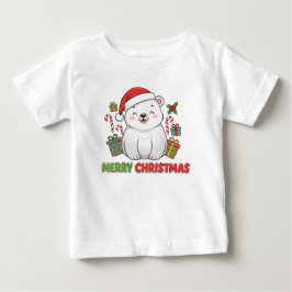 Cute Kerst Ijsbeer Illustratie